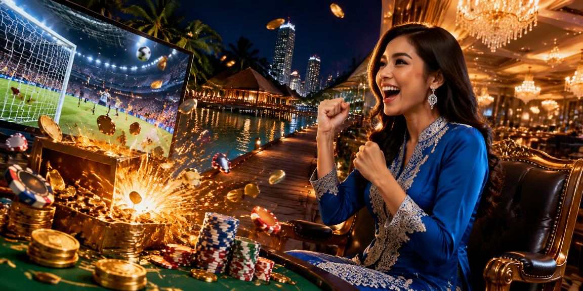 Pengguna wanita Sabah berbaju kurung melakukan deposit dalam f450